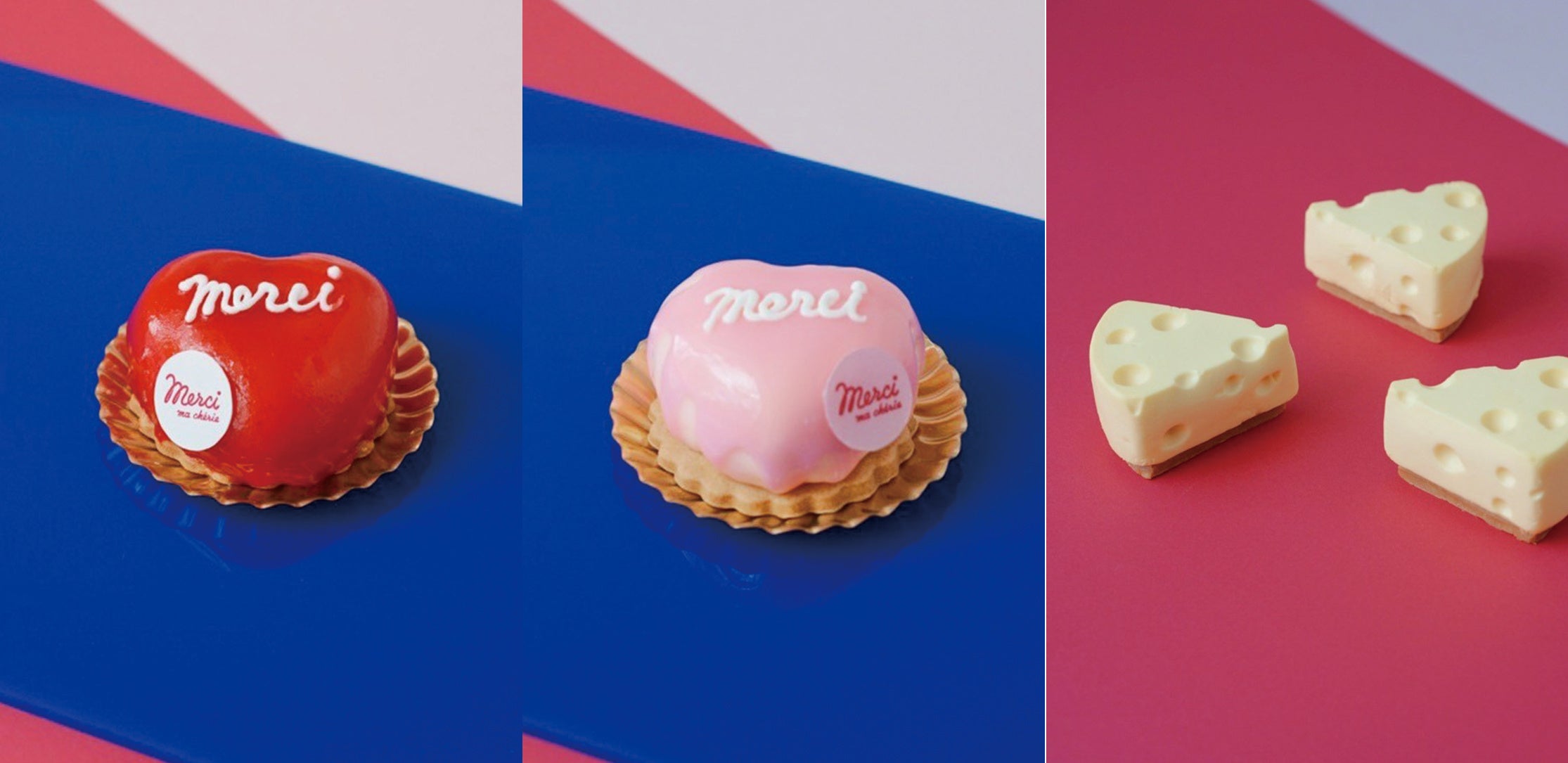 【左】メルシーハート 【右】リアルチーズケーキ