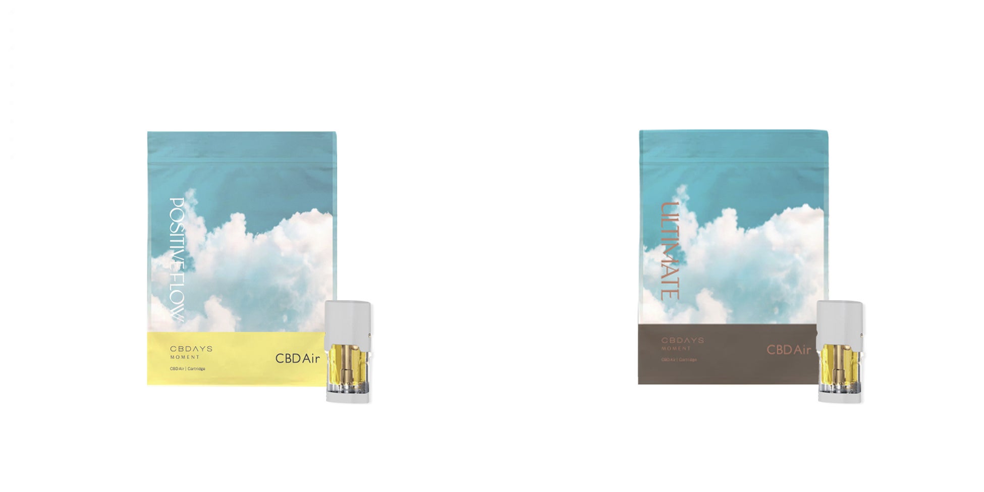 CBD Air(左:POSITIVE FLOW、右:ULTIMATE)