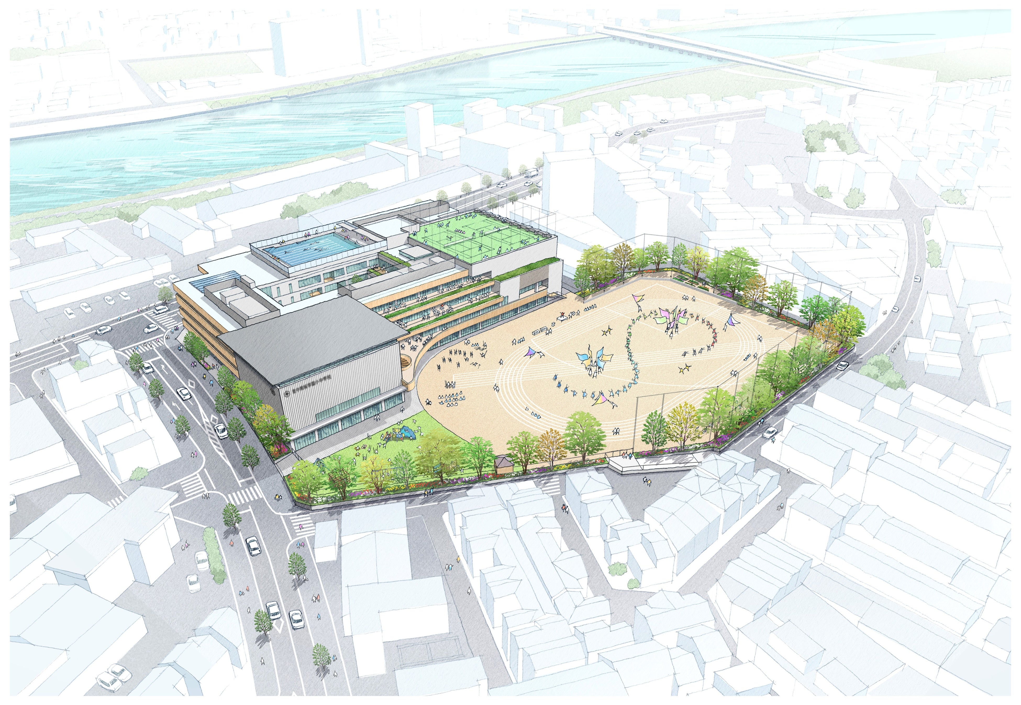 （仮称）南校　イメージパース