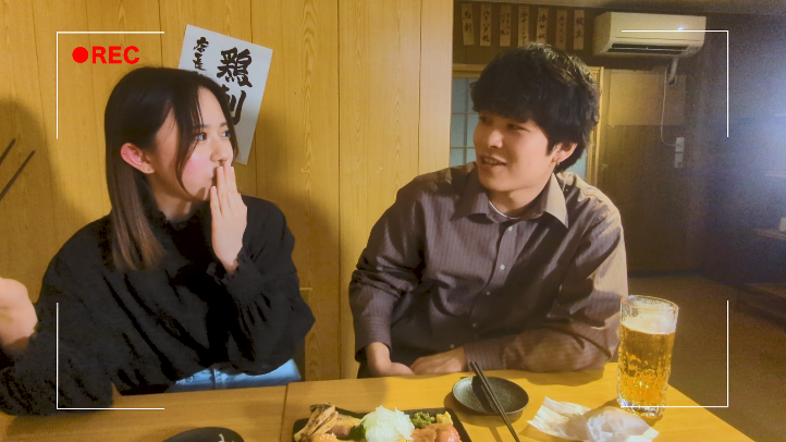 関西大学映画研究部が脚本・撮影・編集したドラマのワンシーン