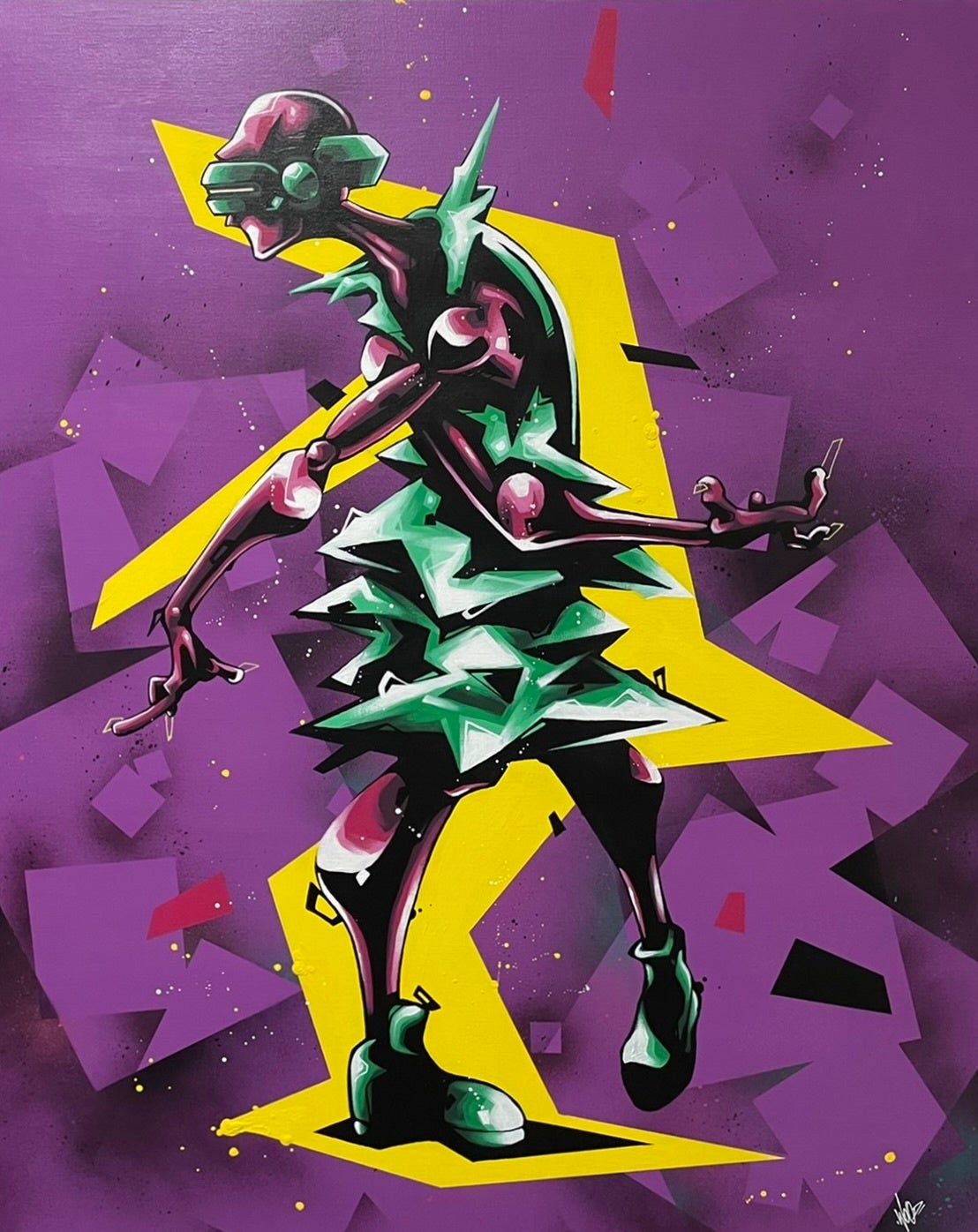 《Silhouette purple》Morita Manabu by WOOD