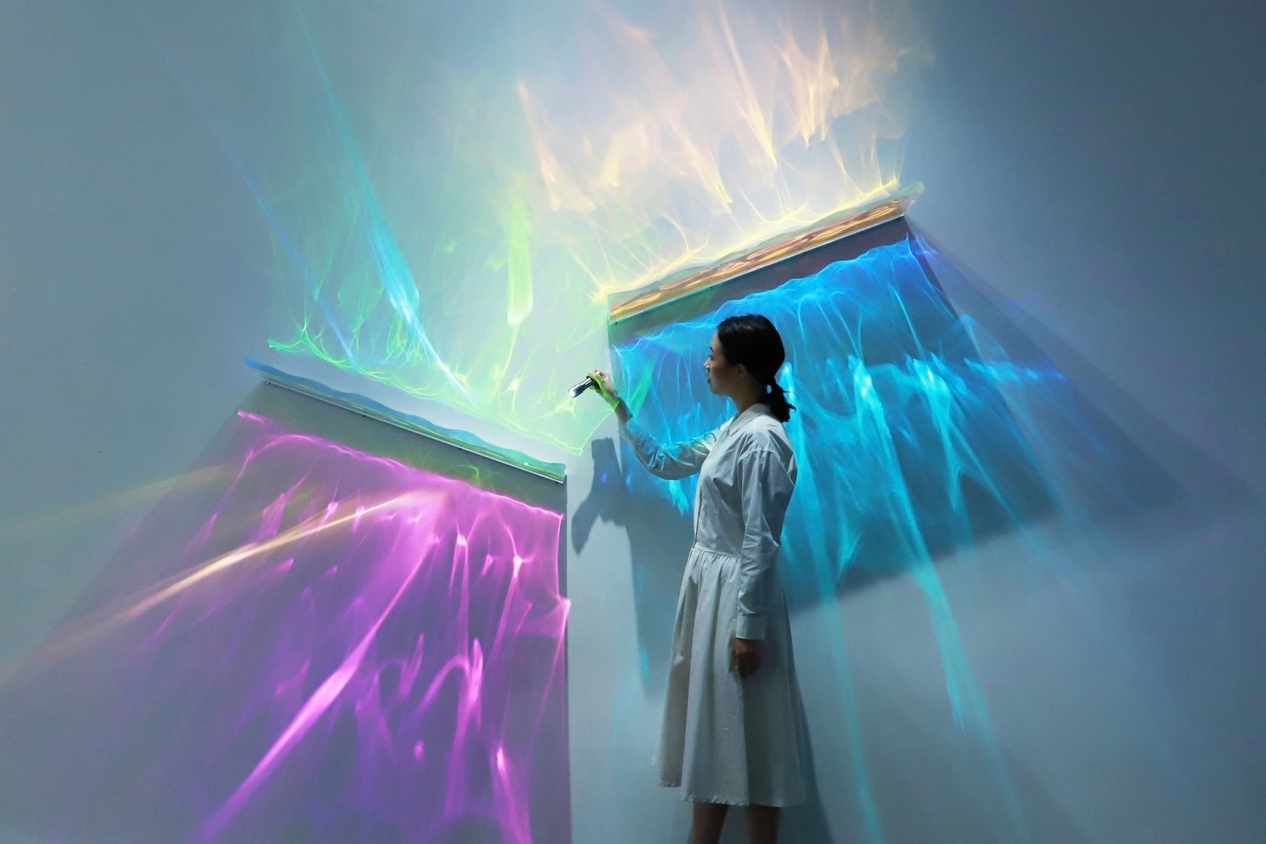 Whitestone Gallery Karuizawaにおける“Phantom Prism” (2018)より