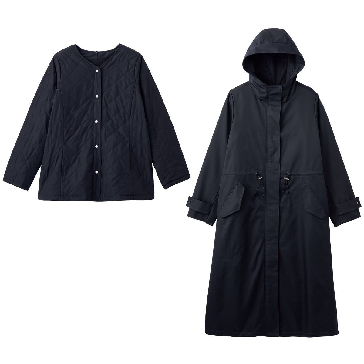 今から春まで頼れる、季節で使い分けできる『3WAYマウンテンコート』が