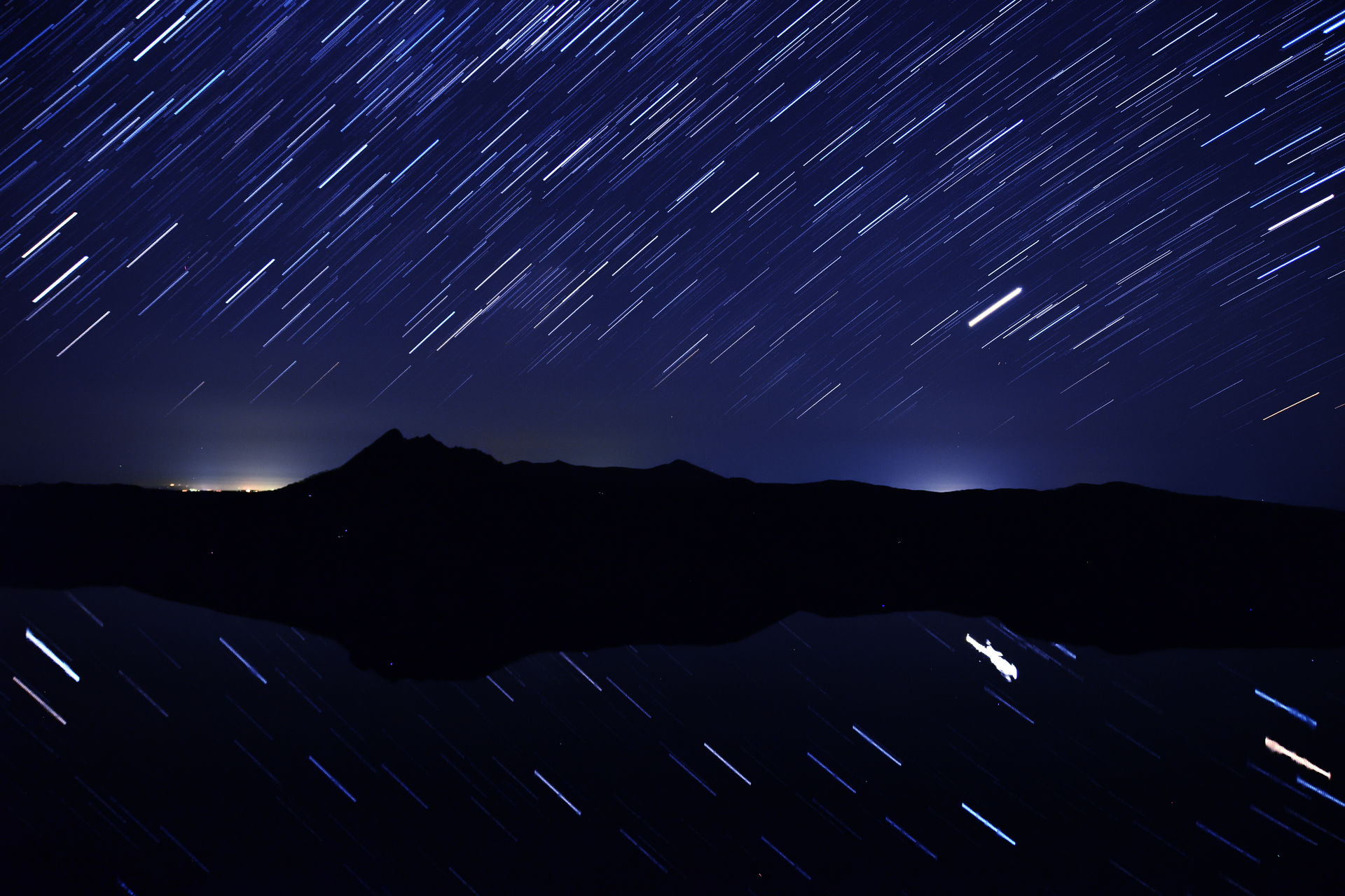 摩周湖の星空