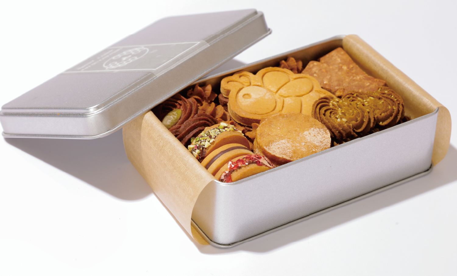 はちみつと米粉のクッキー缶