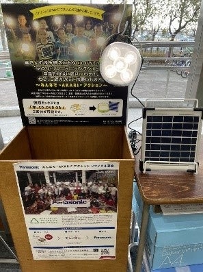 門真市民プラザに設置している寄附ボックス