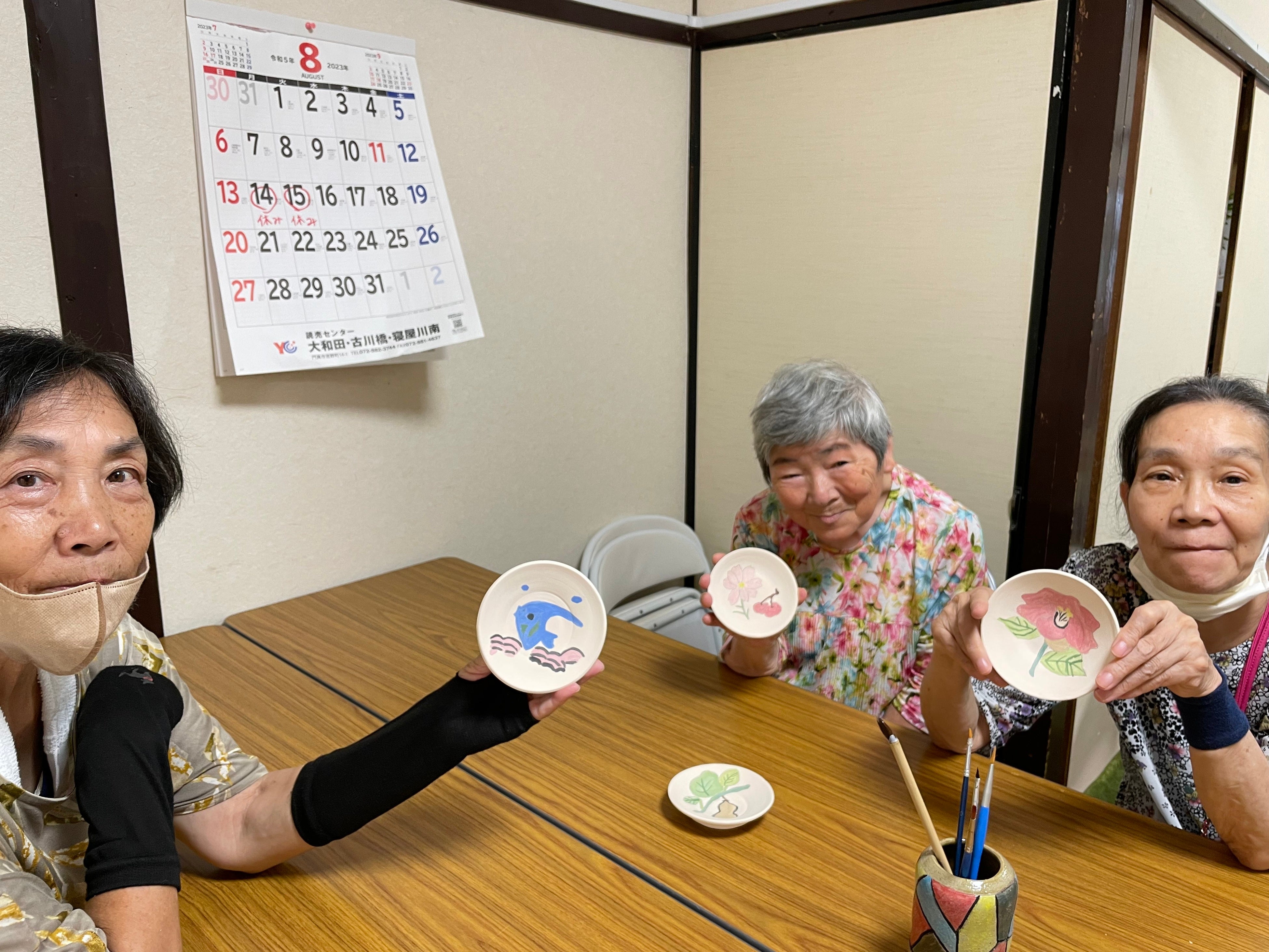 ひぐまカフェでの様子