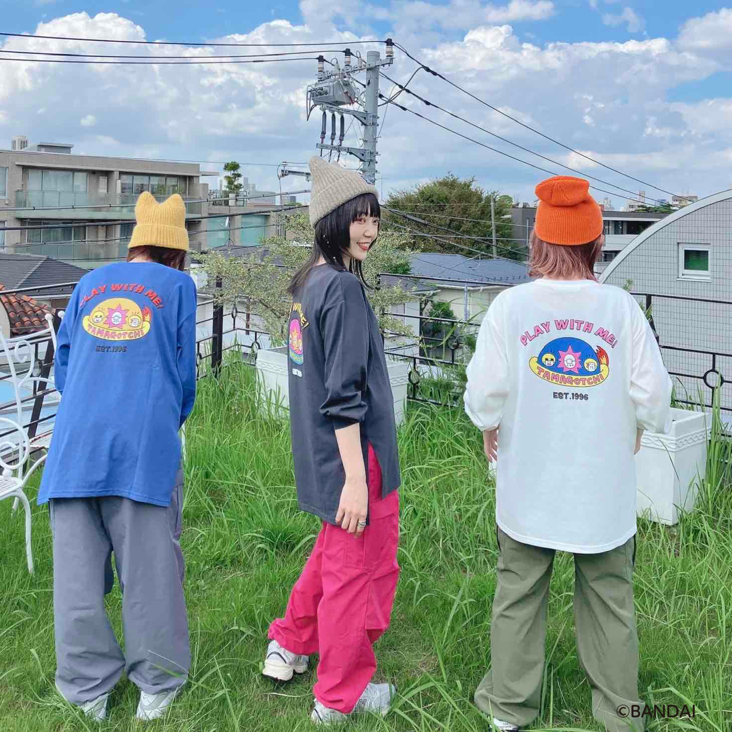 AS KNOW AS plus』よりたまごっちコラボのアクキー付きロンTが登場