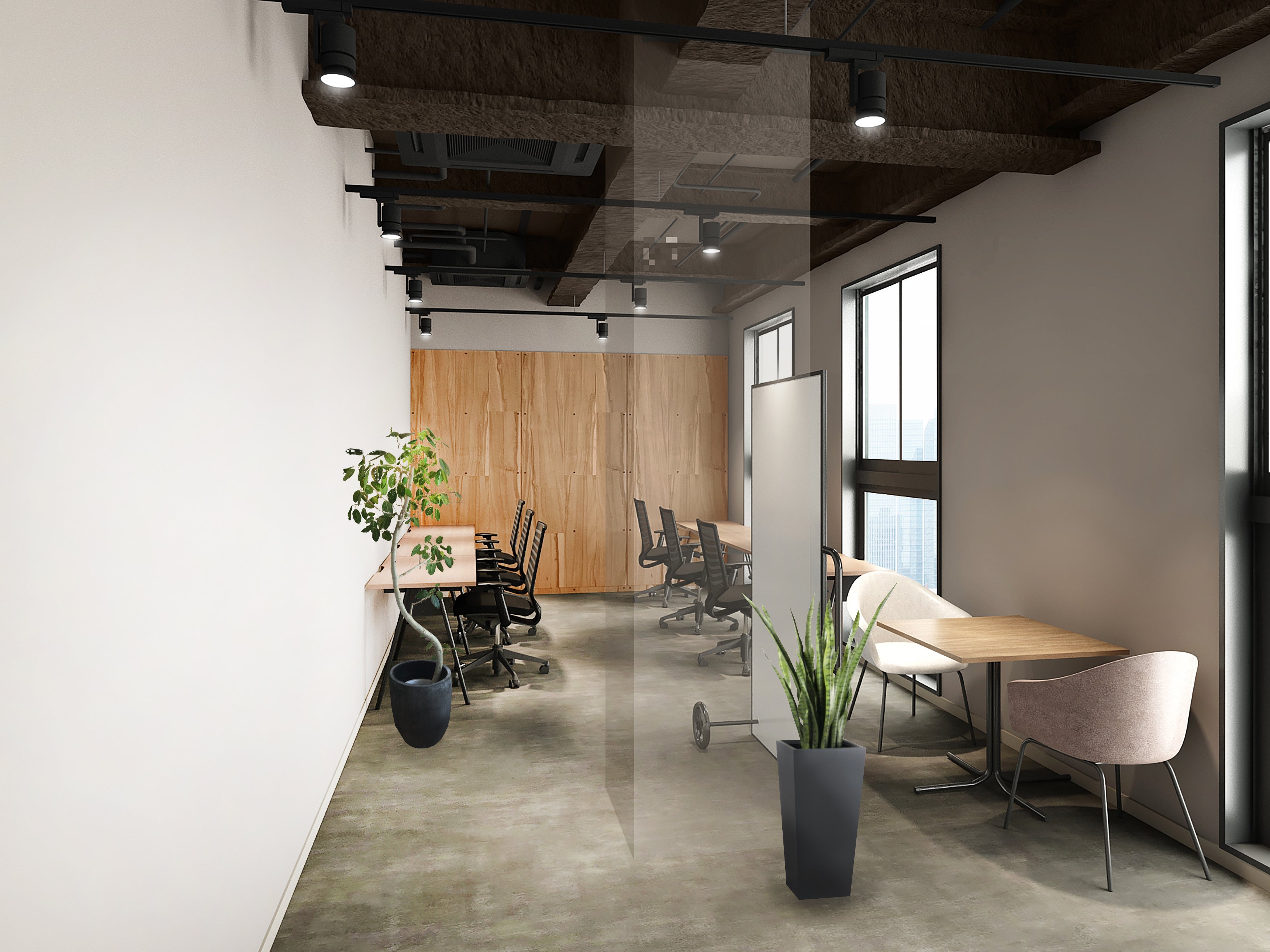 余白を残した造り