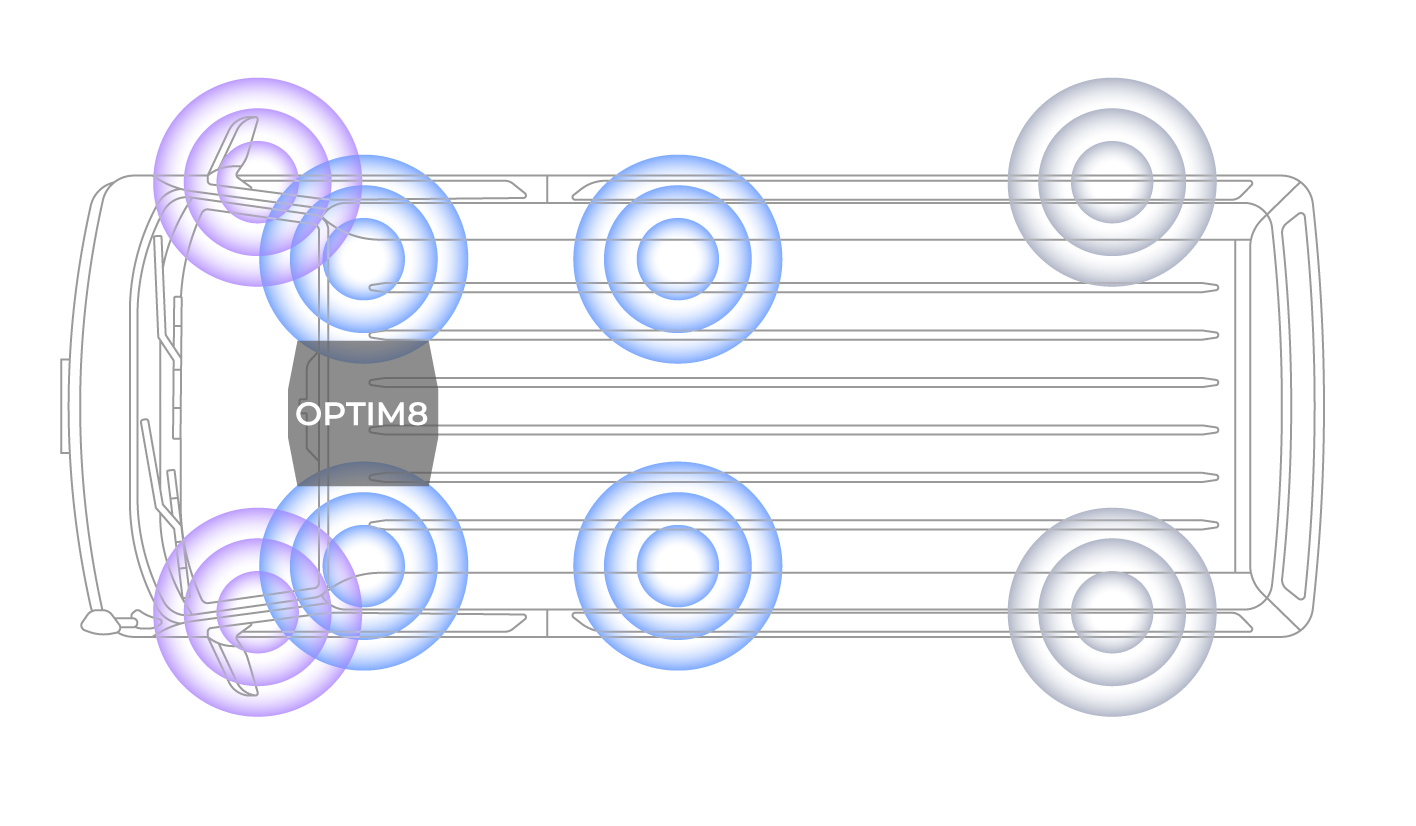 OPTIM8-HI 8スピーカーイメージ