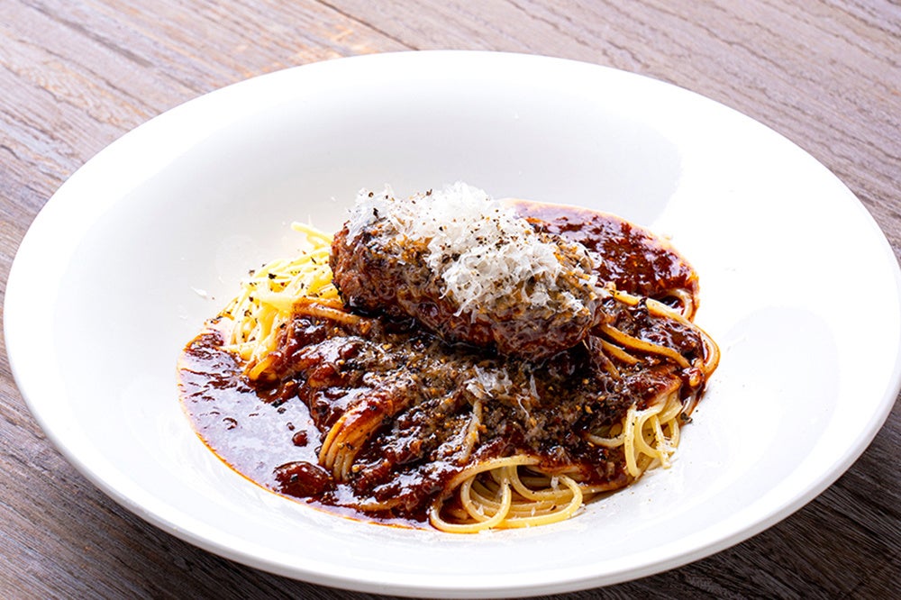 北海道産エゾシカ100％大人のハンバーグスパゲティ