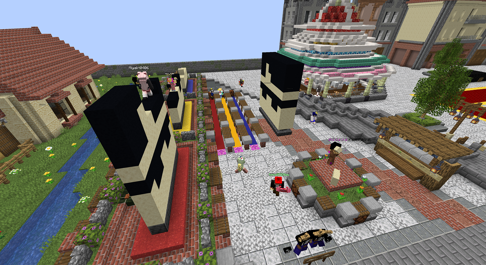 ゲーム Minecraft でメタバースの世界を体験 5日間で1 7万件の総ログイン数を記録したドズル社初の有料オンラインイベント ドズル社ランド をレポート 株式会社ドズルのプレスリリース