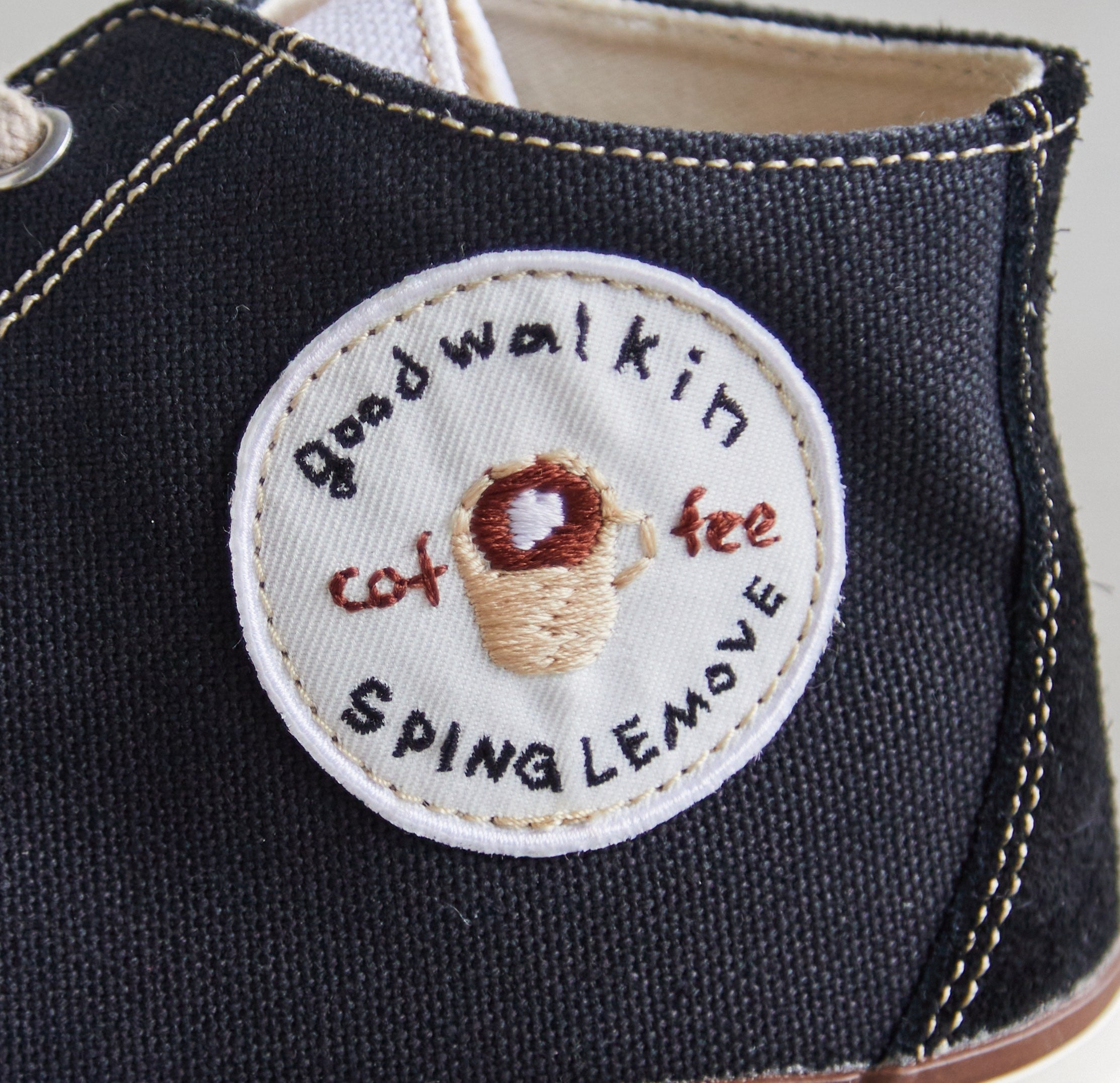 刺繍ワッペン「コーヒー」