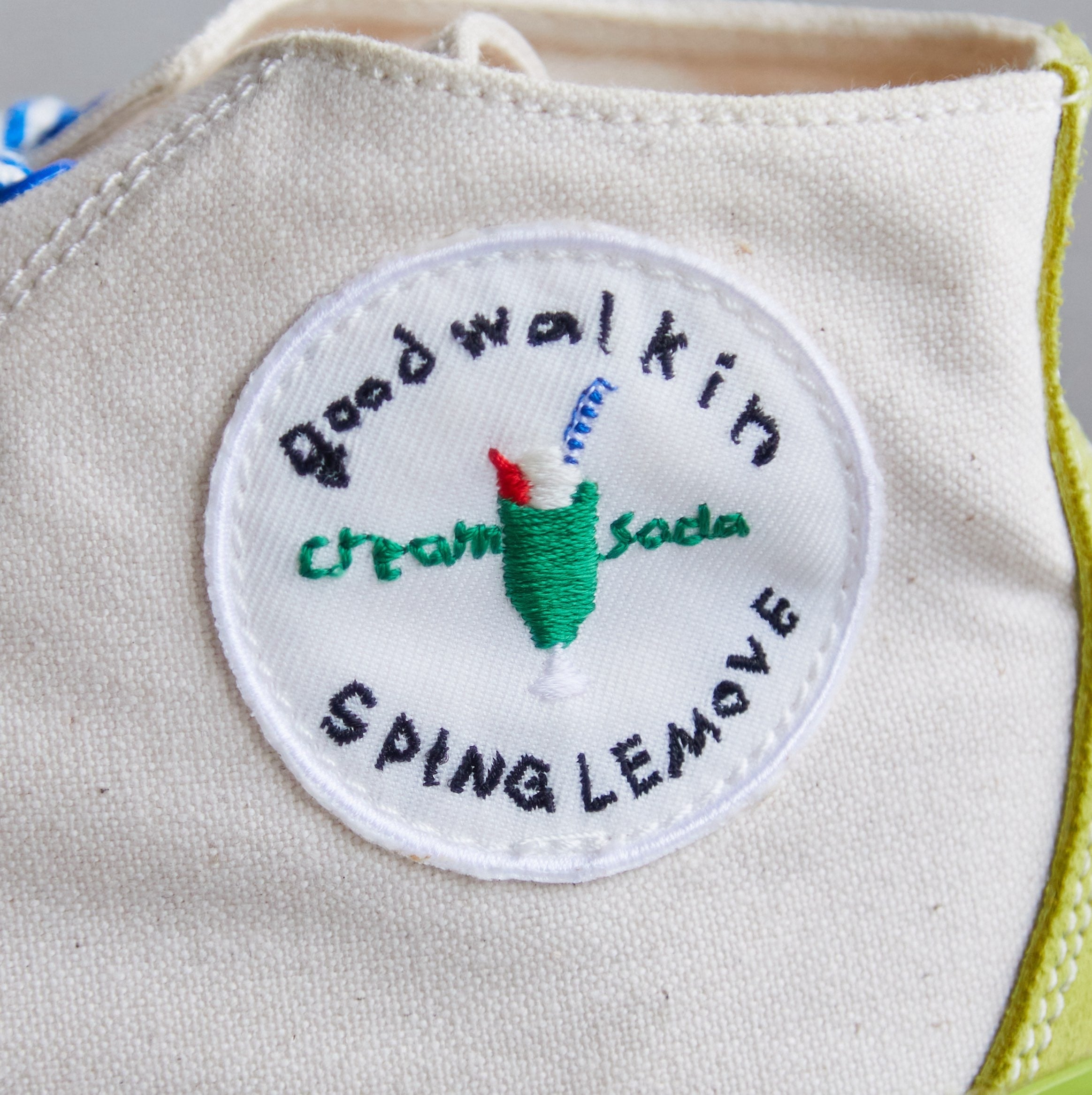 刺繍ワッペン「クリームソーダ」