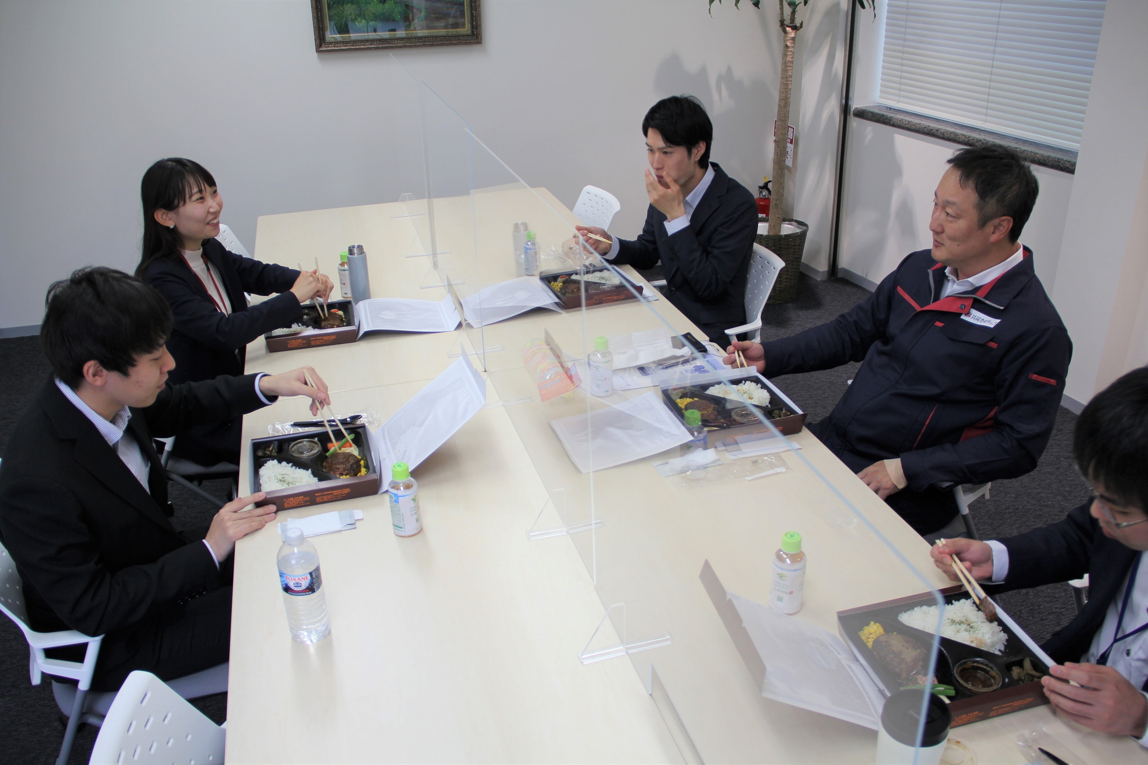 本社でのランチ①