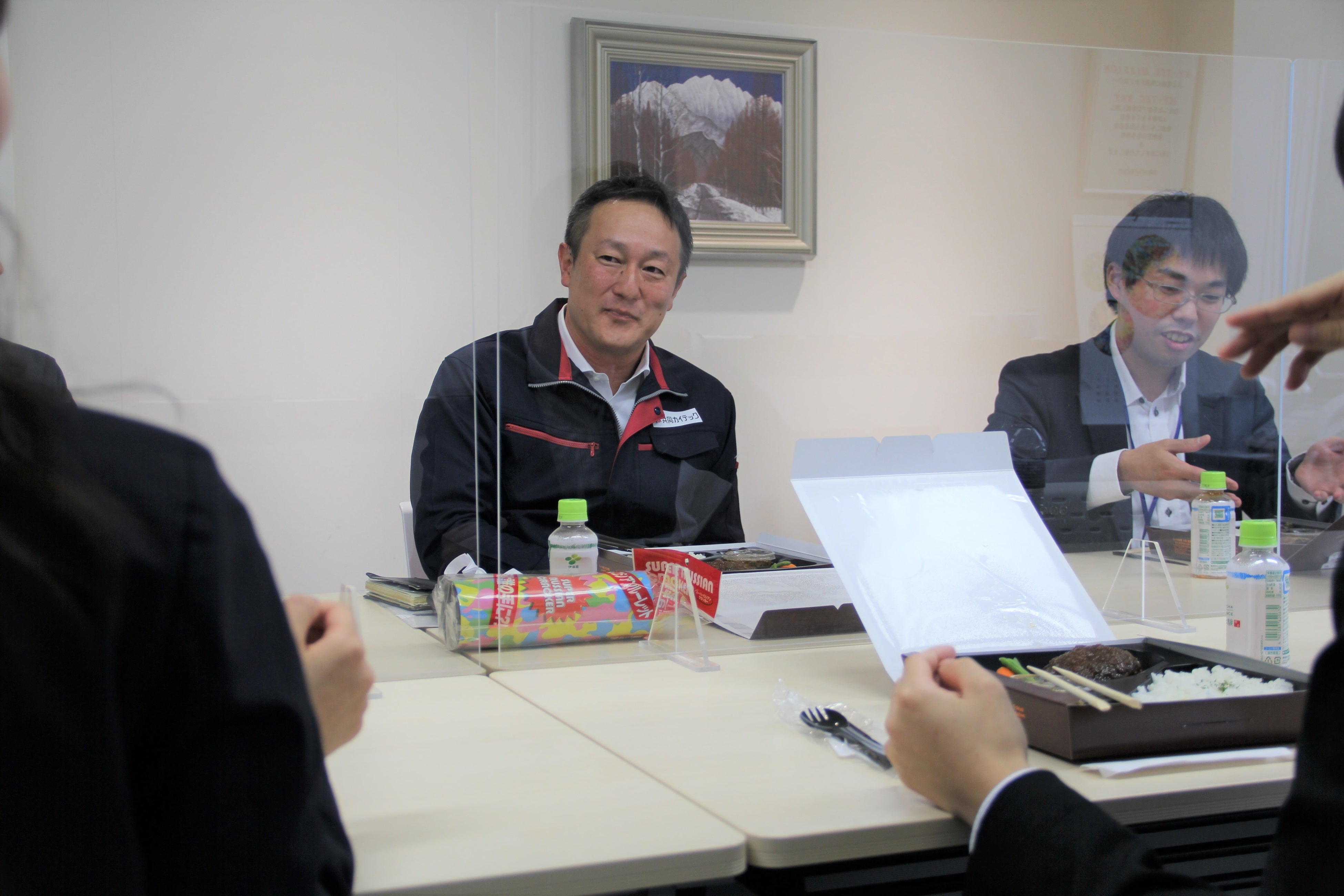 本社でのランチ②