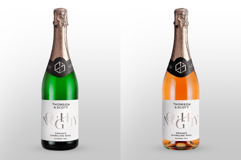 Thomson & Scott Noughty(トムソン＆スコット ナウシー)　スパークリングシャルドネ、スパークリングロゼ