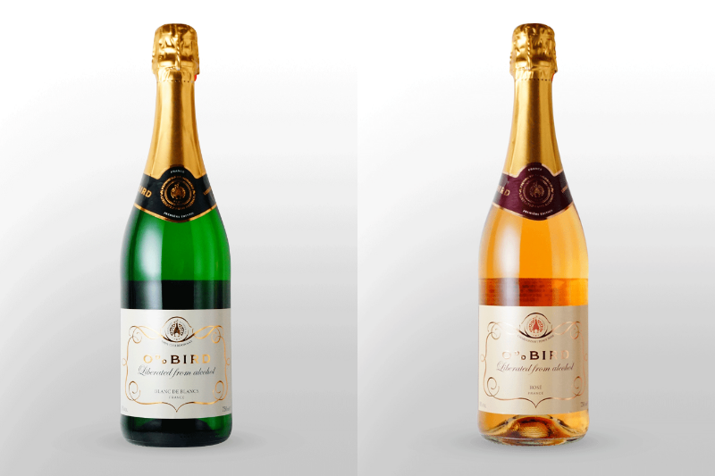 Oddbird(オッドバード)　ブラン・ド・ブラン、スパークリングロゼ