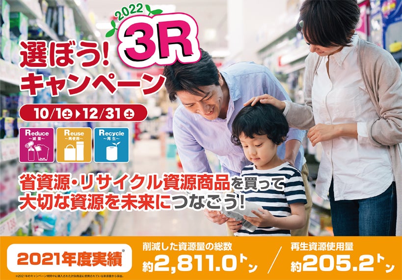 消費行動を環境行動に!「選ぼう!3Rキャンペーン 2022」~参画の
