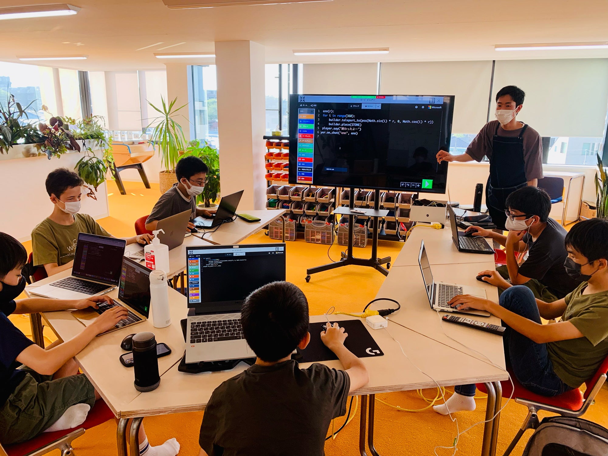 中学生向けMinecraft&Pythonクラス