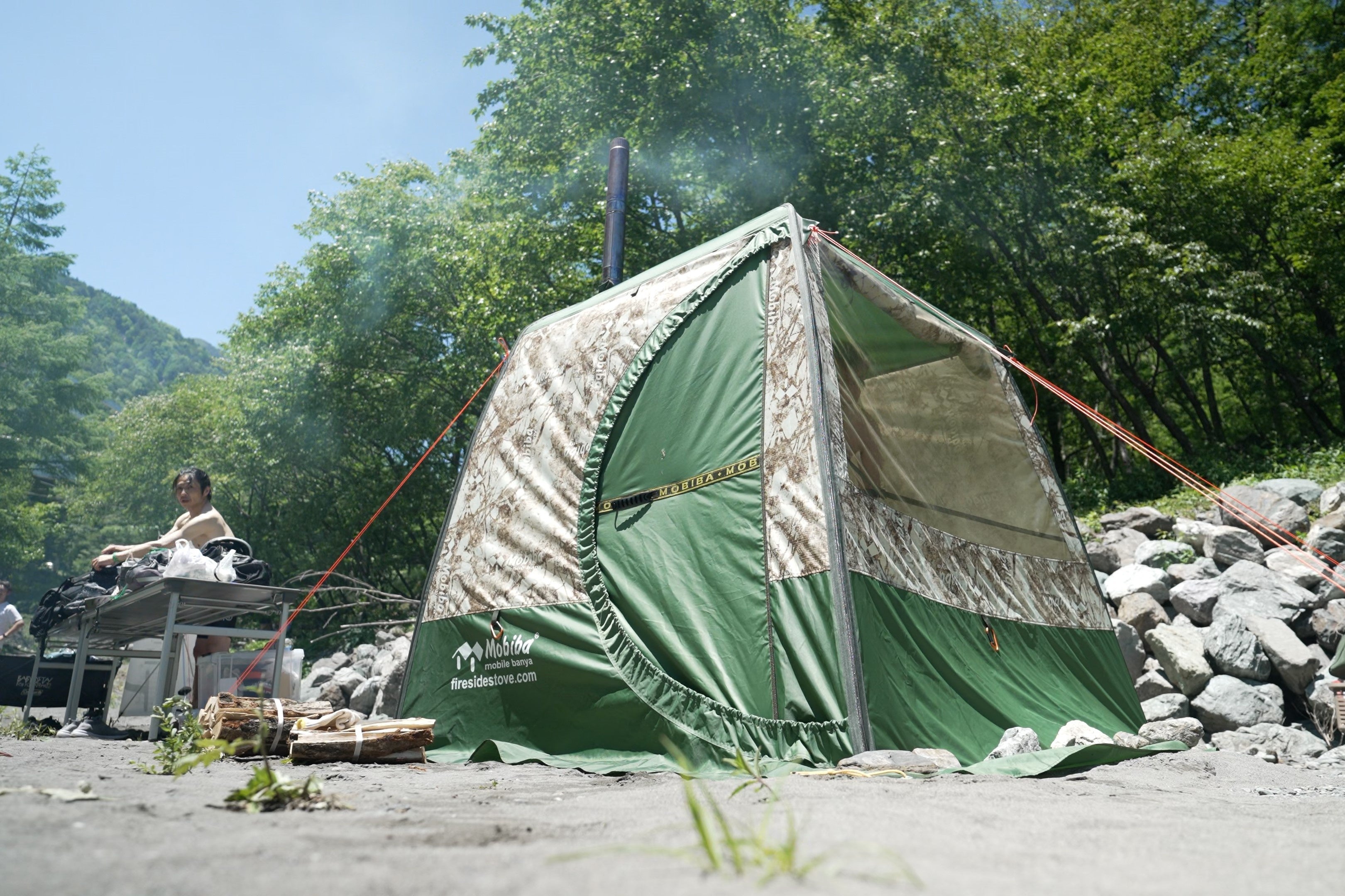 ▼テントサウナ