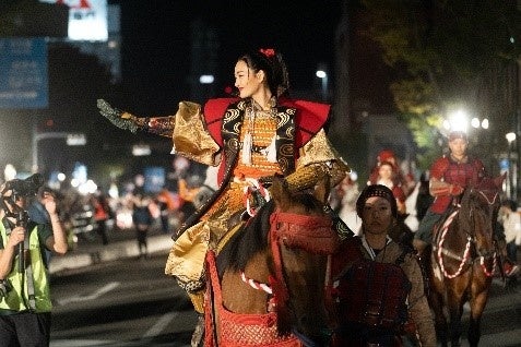 甲州軍団を率いる信玄公