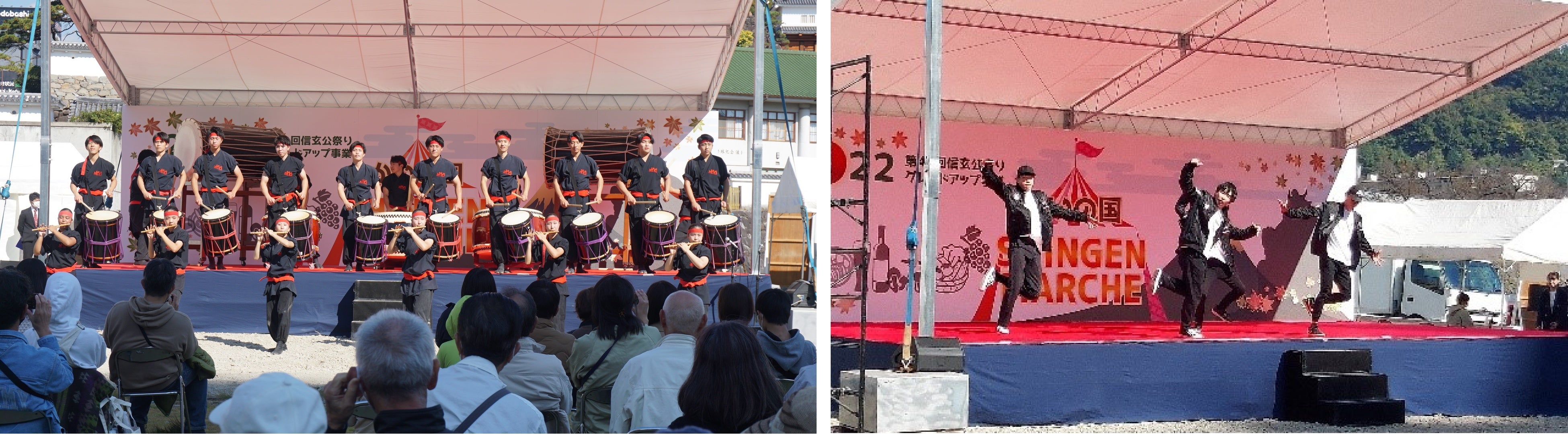 日本航空高校太鼓隊　　　　　　　　　　　　　　　　　　　　山梨大学ダンス部