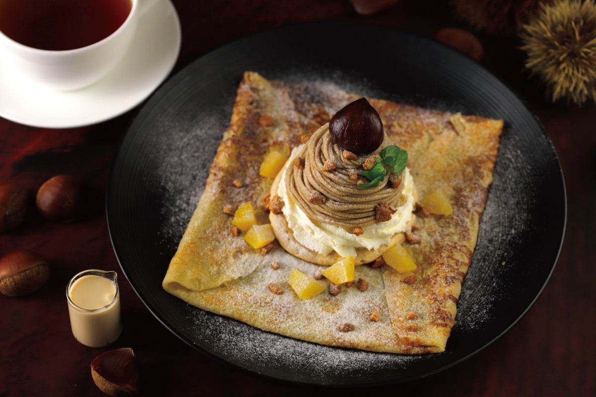 和栗のモンブランクレープ