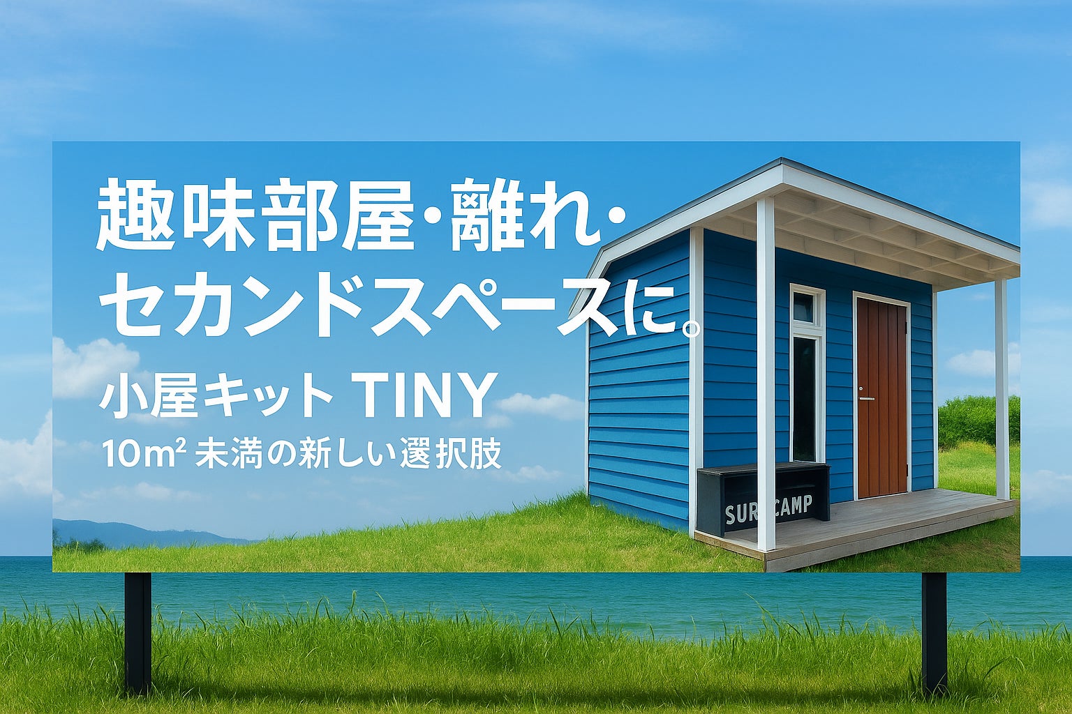 完全パネル化を実現!現地組立式で”小屋ライフ”をもっと身近にする 完全パネル化を実現!現地組立式で”小屋ライフ”をもっと身近にする