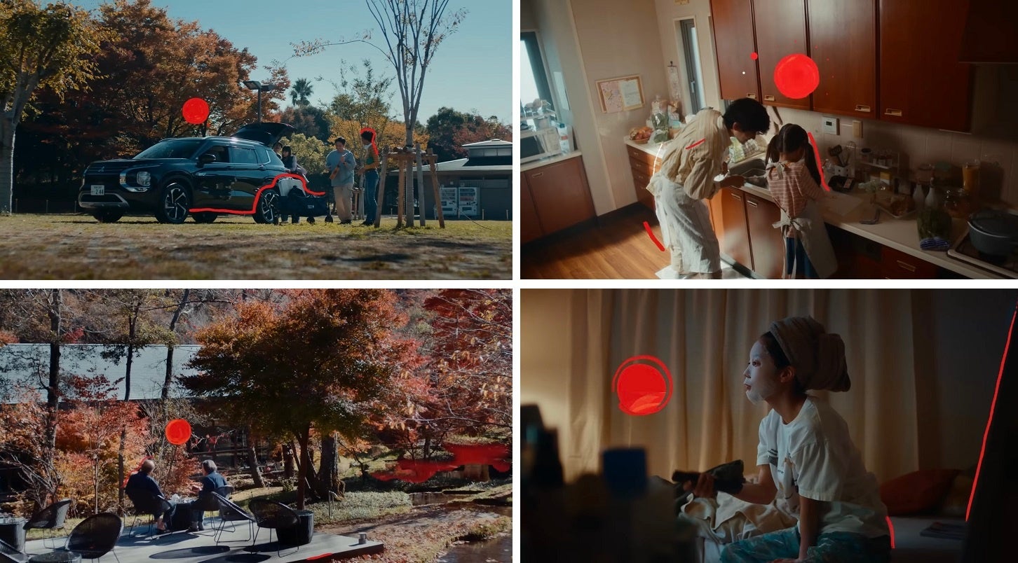 三菱自動車工業株式会社(左上）、ホクト株式会社（右上）、星野リゾート・リート投資法人（左下）、日本郵船株式会社（右下）