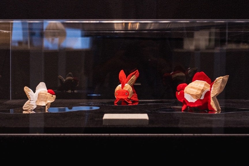 パリの日本文化会館　「游」太田結衣氏作（女性職人グループ「凛九」所属）