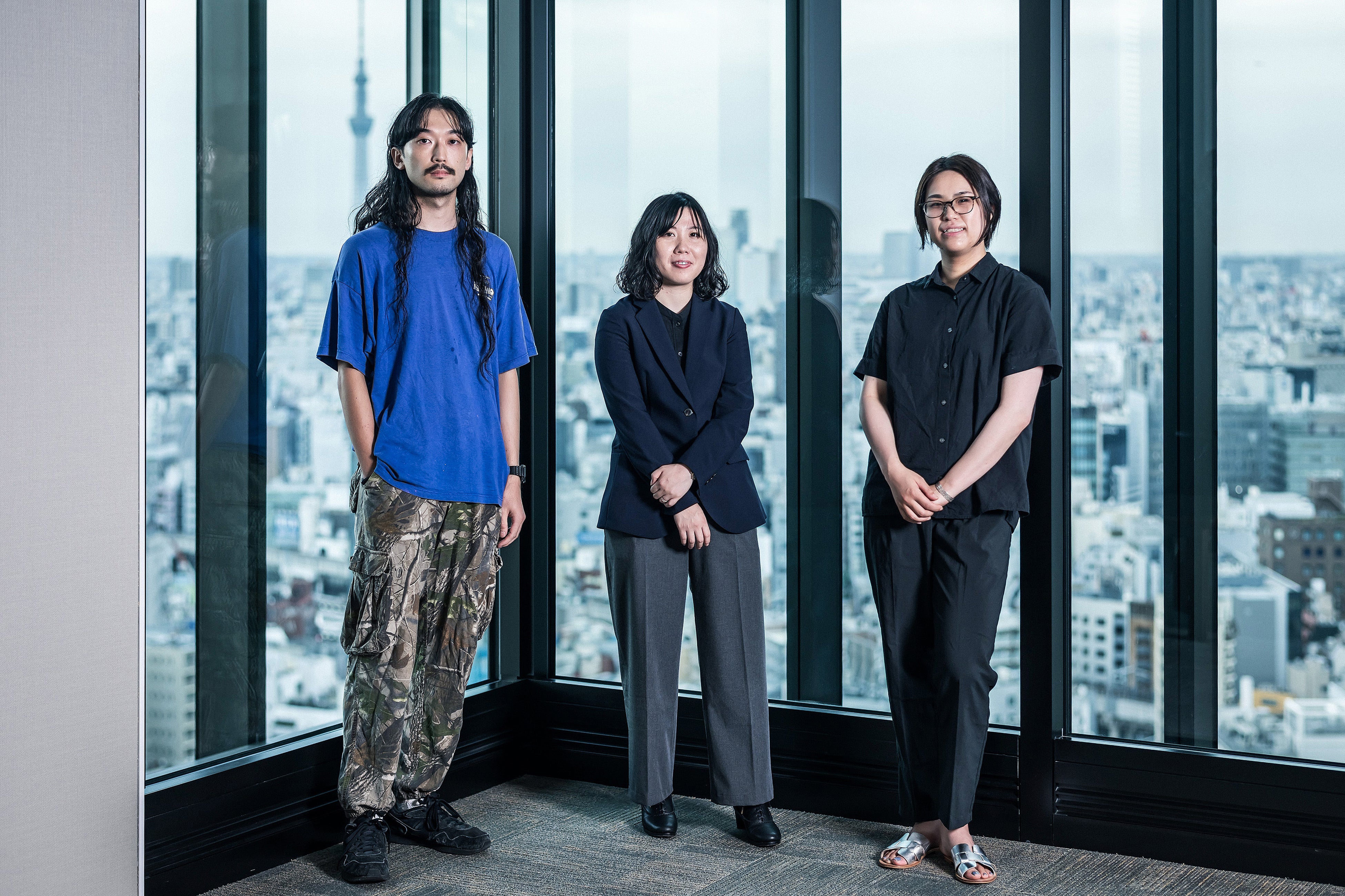 左から外山氏、田中氏、藤田氏