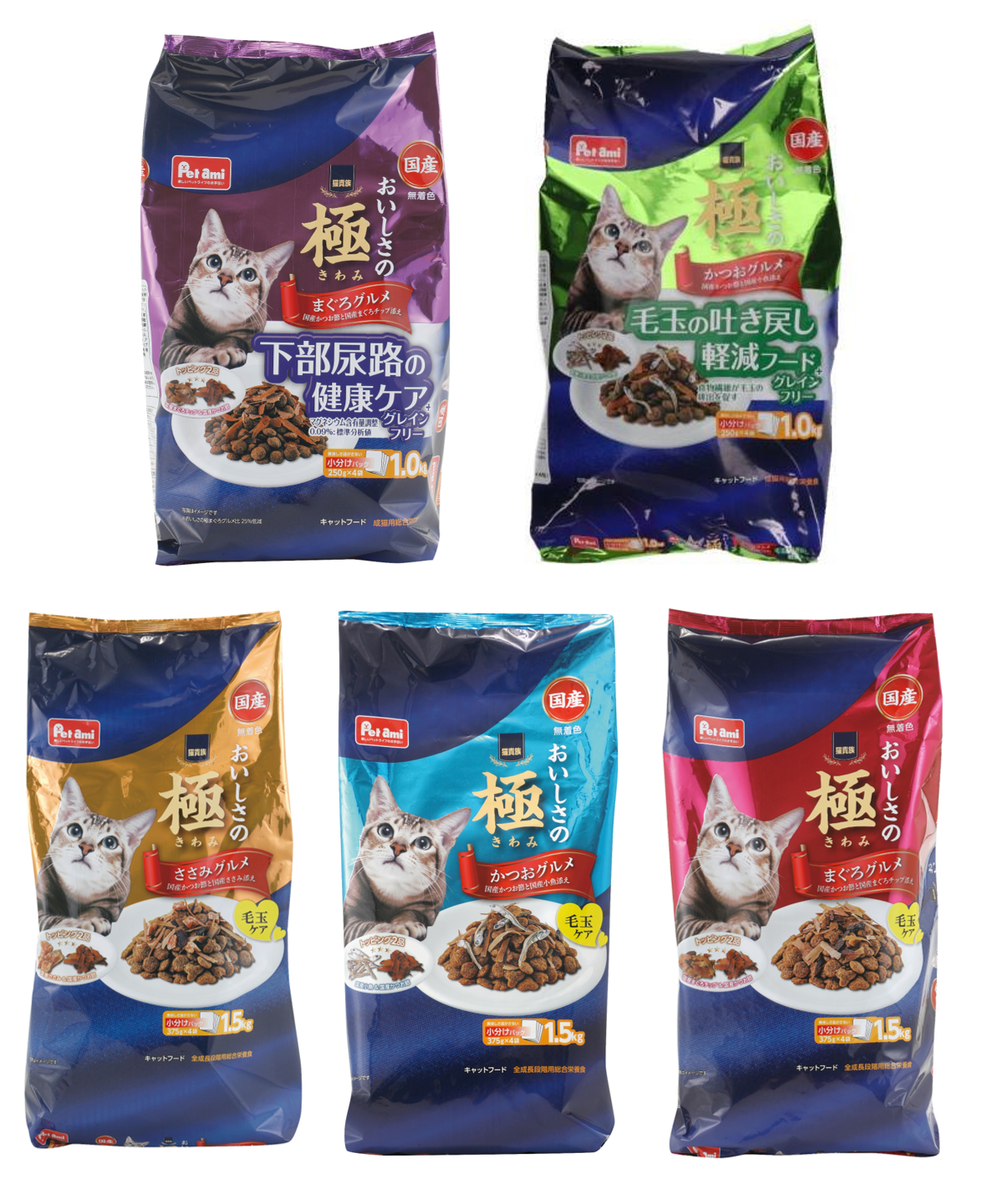 Pet ami 24kg（12kg×2 ）猫貴族 成猫用 おさかな入 国産お得