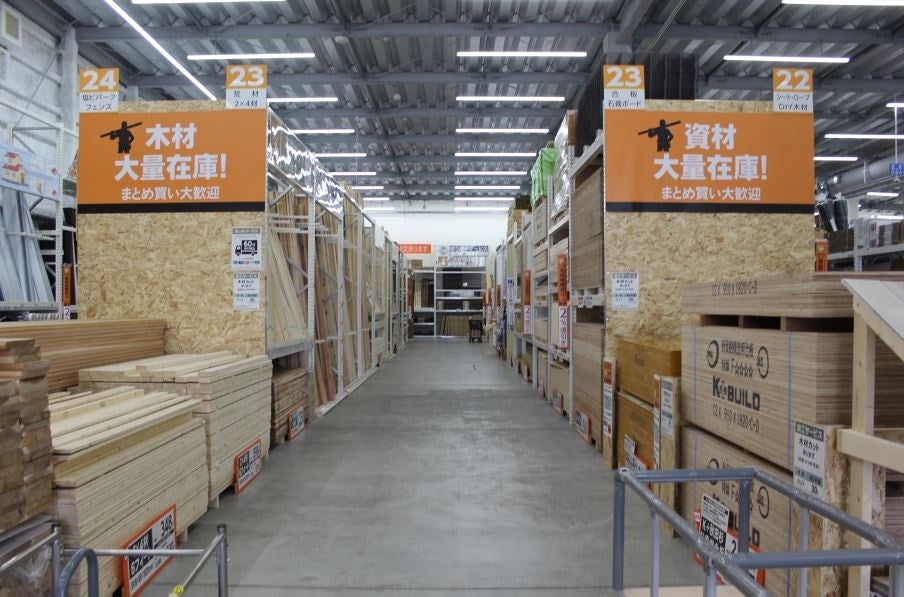 木材・資材売場