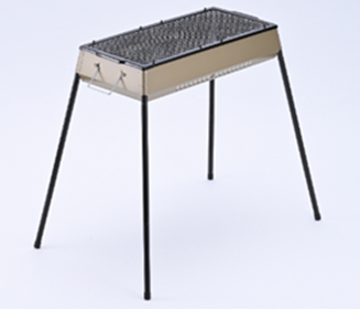 片付け簡単バーベキューコンロ