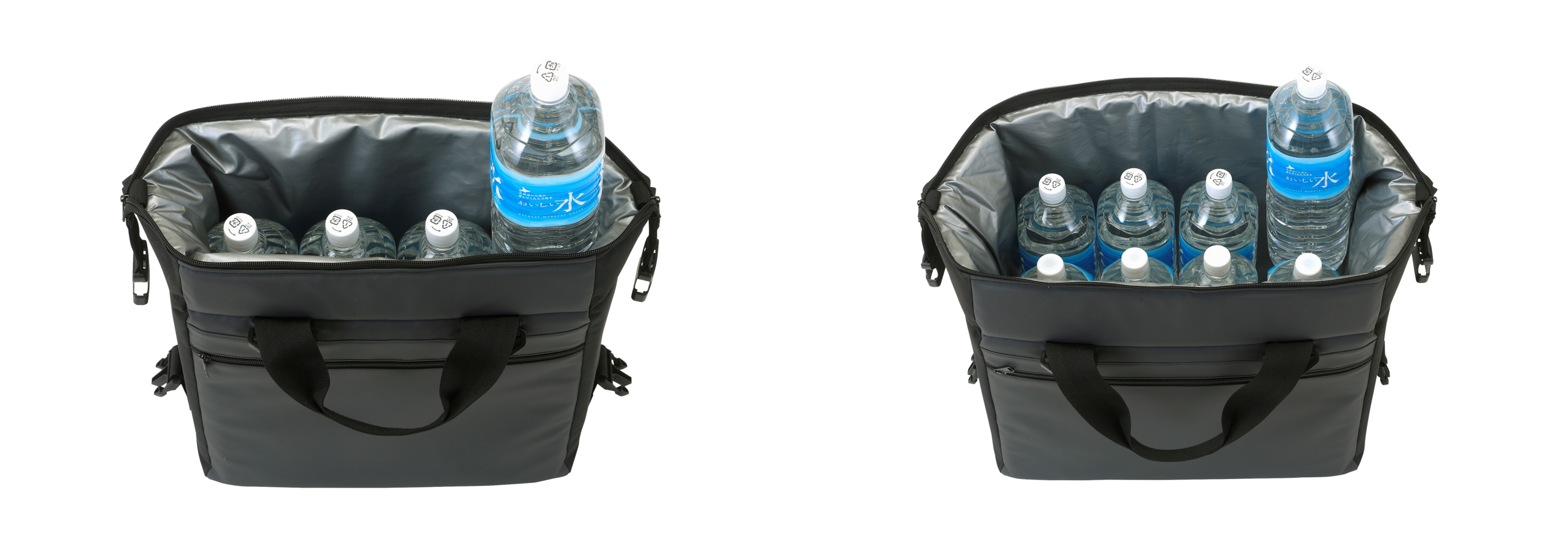 バッグの形状を2パターンに変更可能