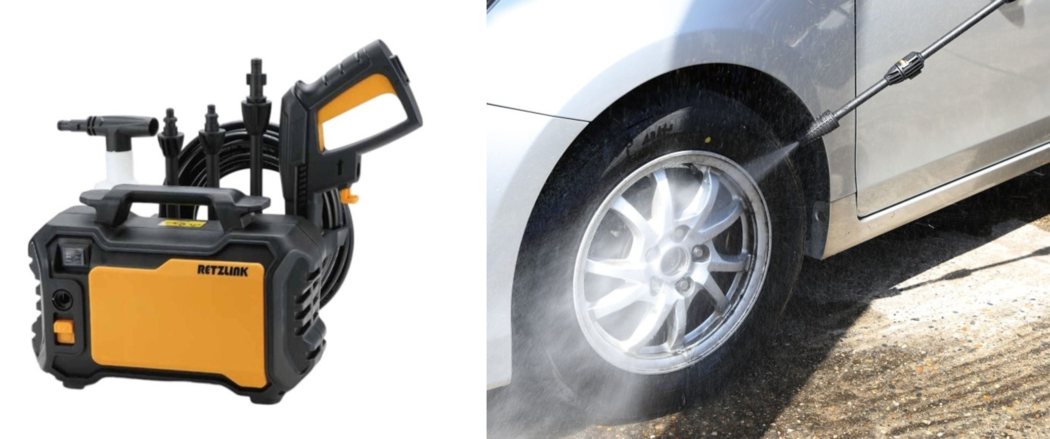 高圧洗浄機 コメリ 36V(18V×2)充電式高圧洗浄機タンクセット - ウーバマン(UBERMANN