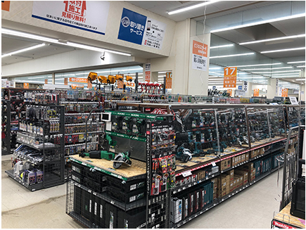 電動工具売り場