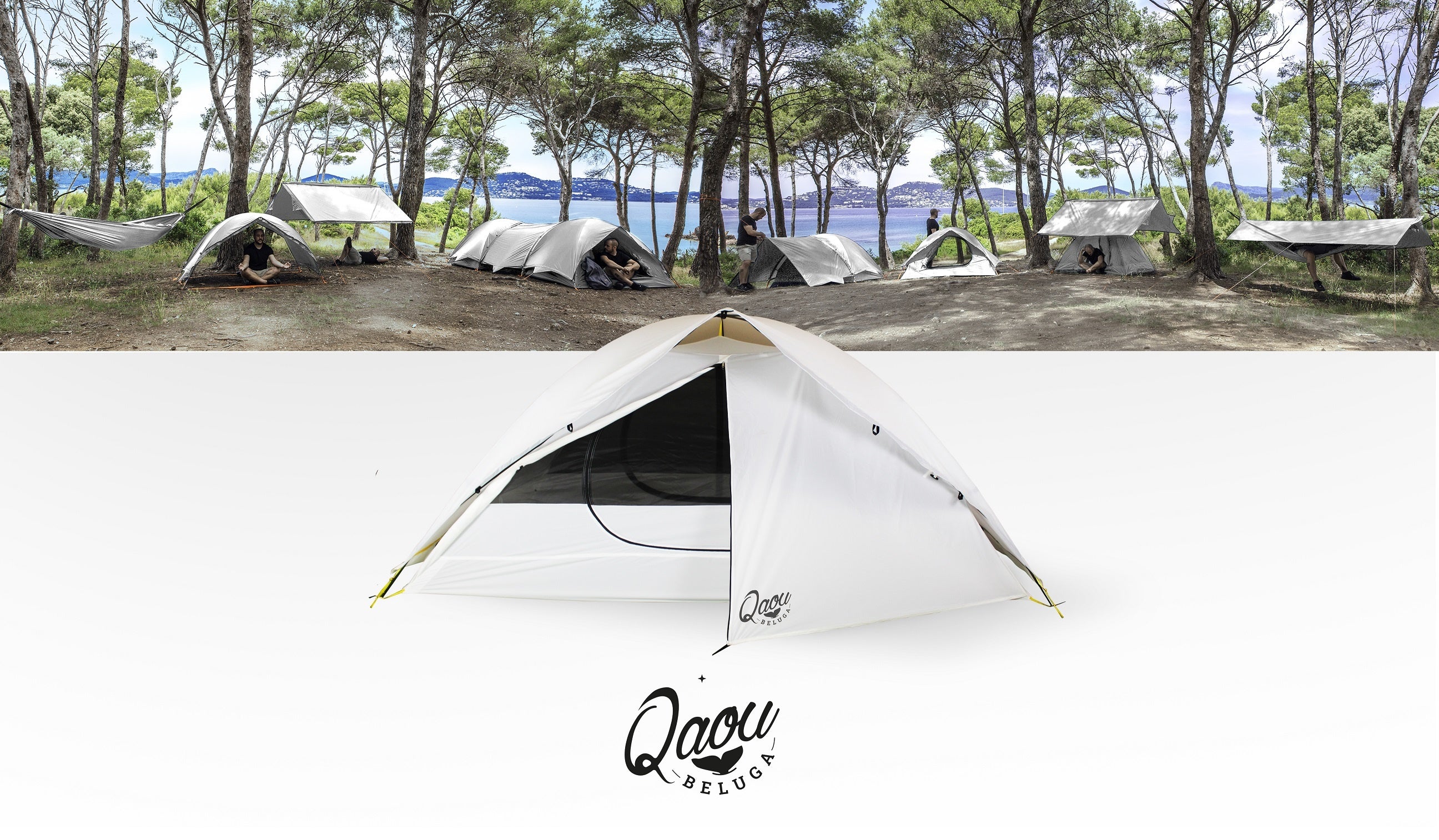 6in1の多機能テント Qaou Beluga(カウ ベルーガ)