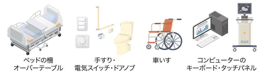 メディワイプ_さまざまなシーンに