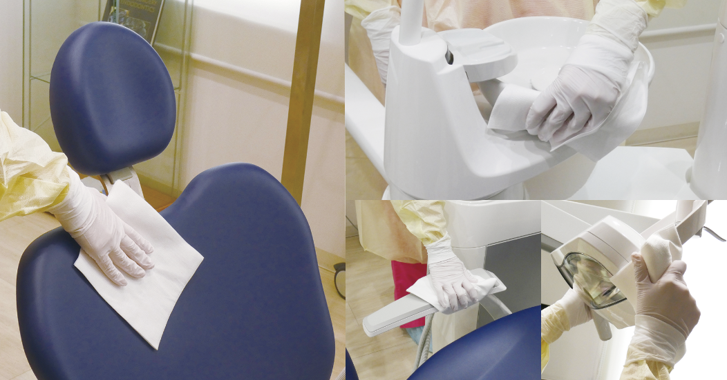 メディワイプ_歯科使用イメージ