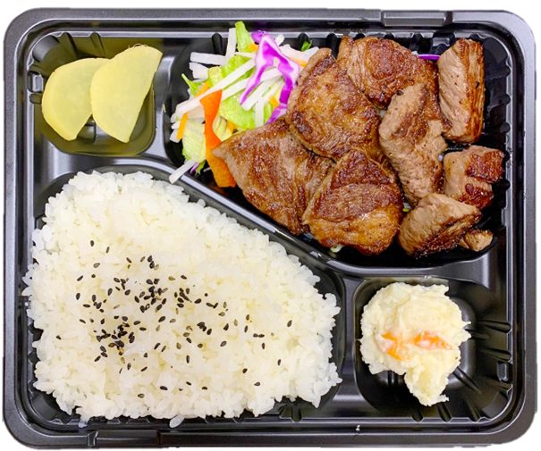 阿蘇肉工房の和牛サーロイン弁当 （980円）