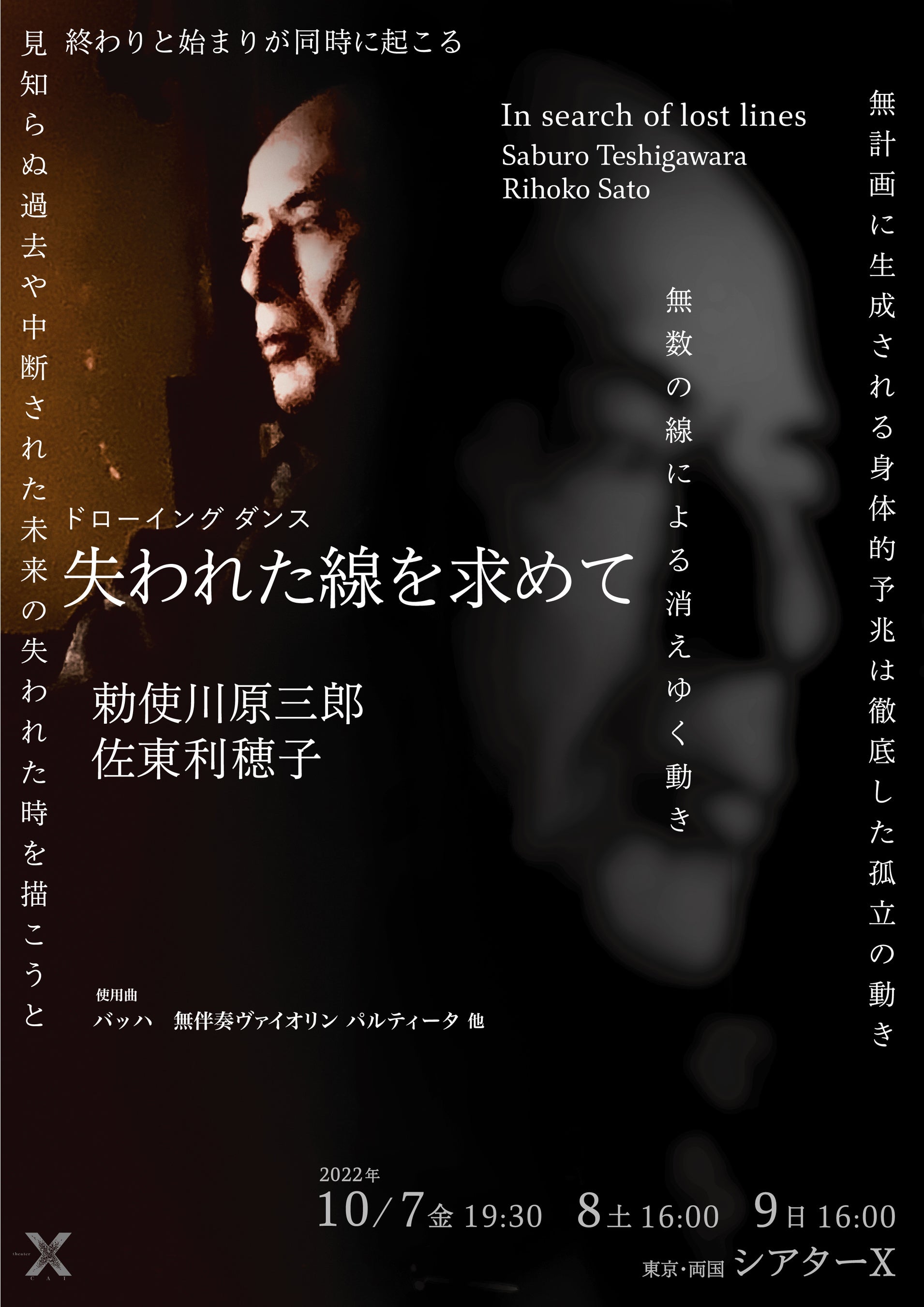 『失われた線を求めて』チラシ表