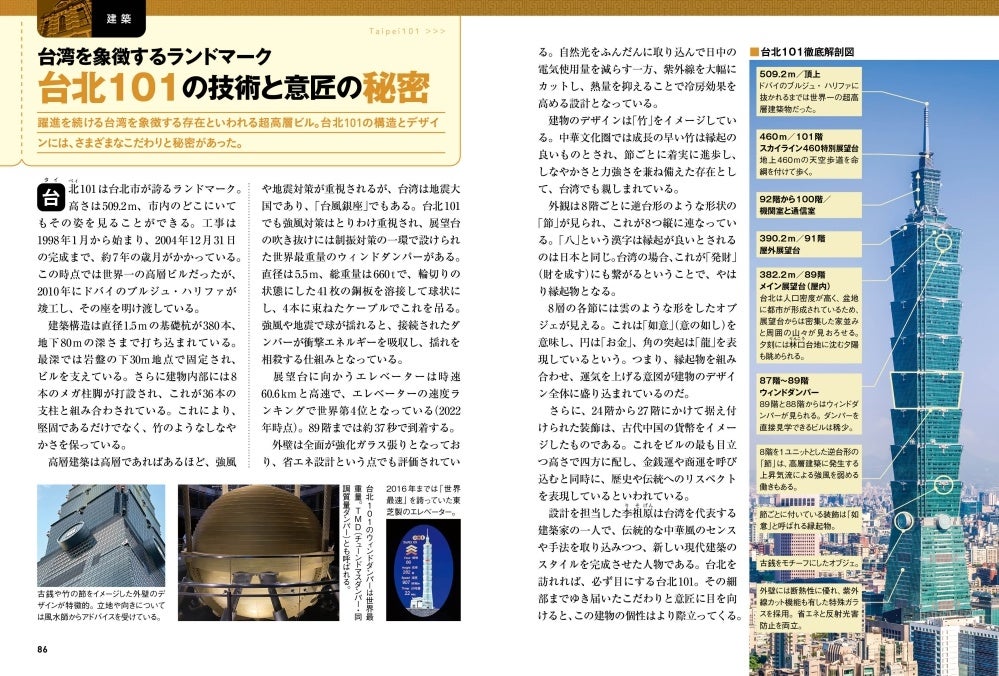 ＜台北101の技術と意匠の秘密＞