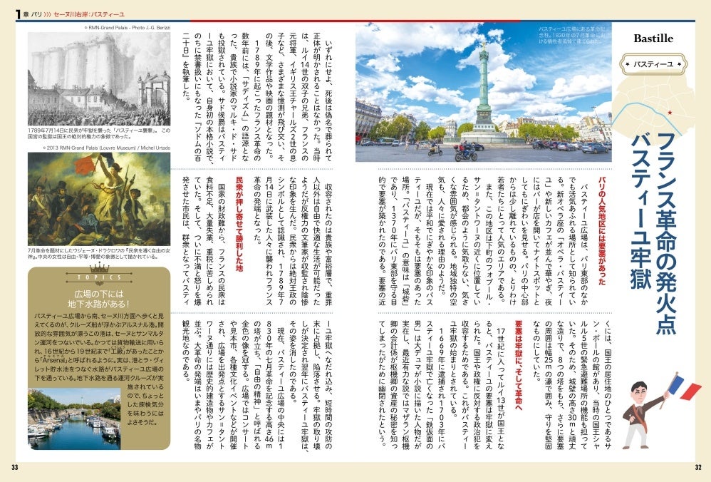 ＜「フランス革命の発火点 バスティーユ牢獄」＞