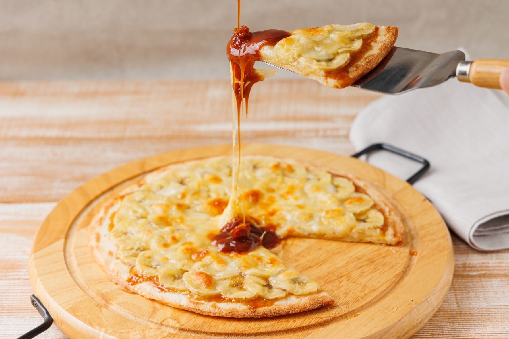 バナナピザと合わせて