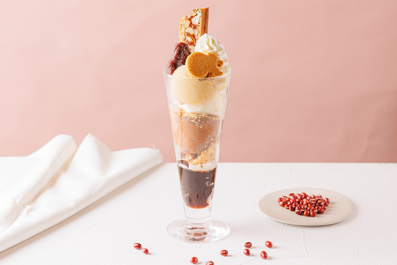 クルミッ子パフェ～粒餡との出会い～