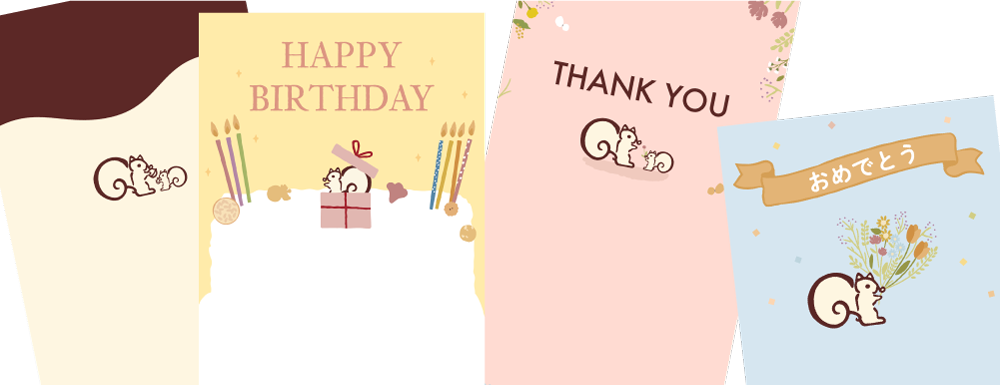 「eギフト」オリジナルデジタルカード