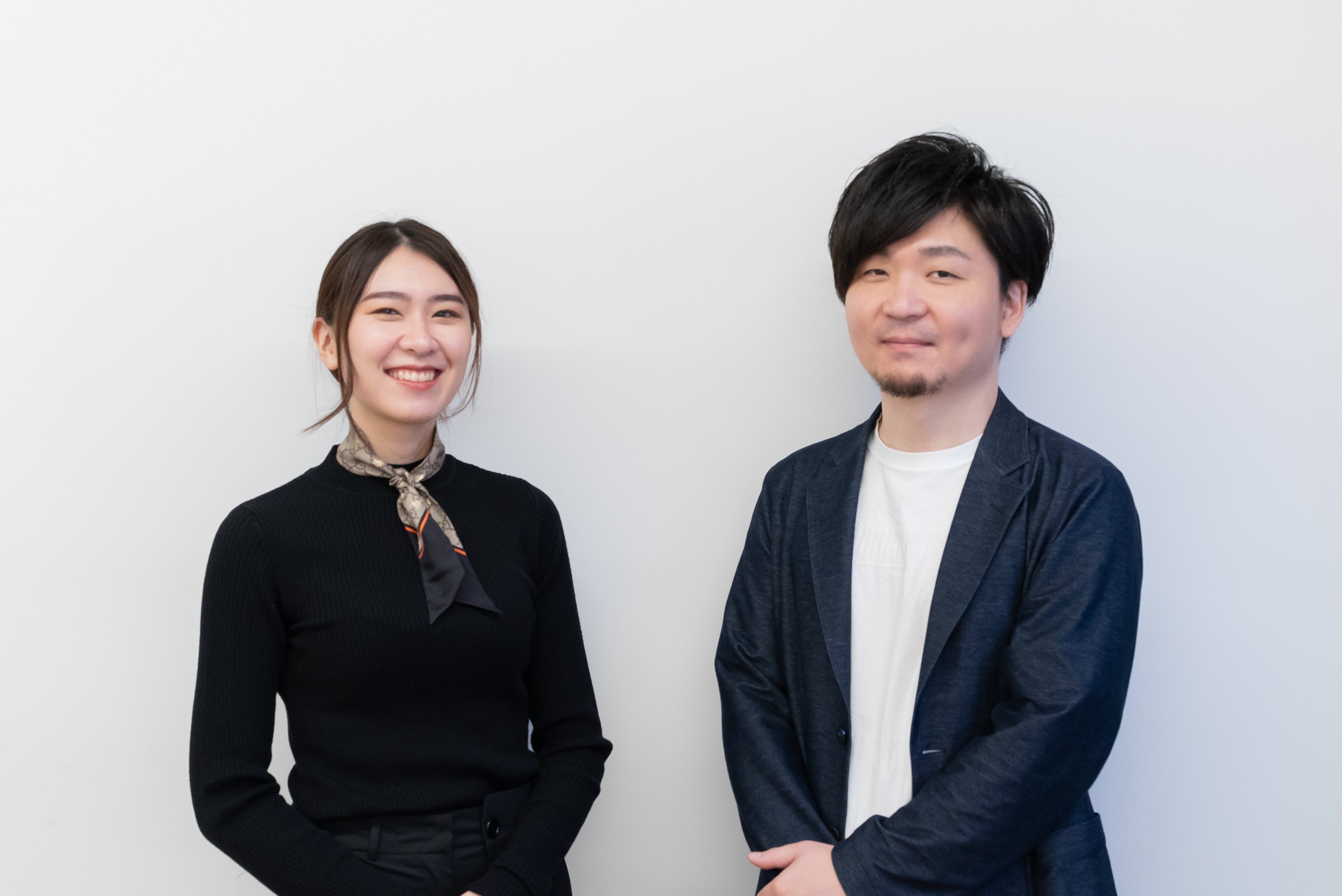 左より株式会社エフアイシーシー 伊藤真愛美、株式会社モーンガータ 田中寿典