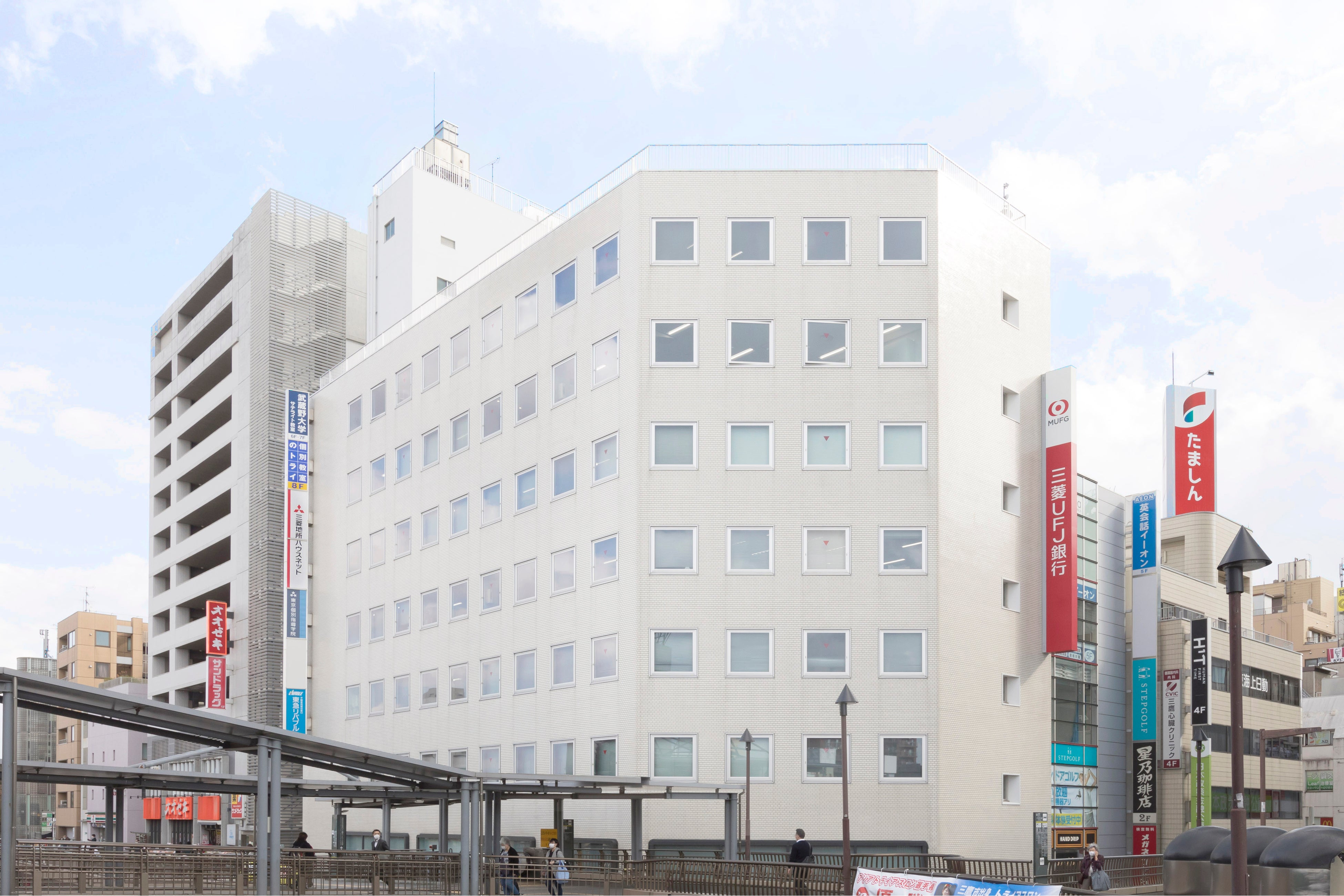 ▲三鷹営業所のある三鷹三菱ビル